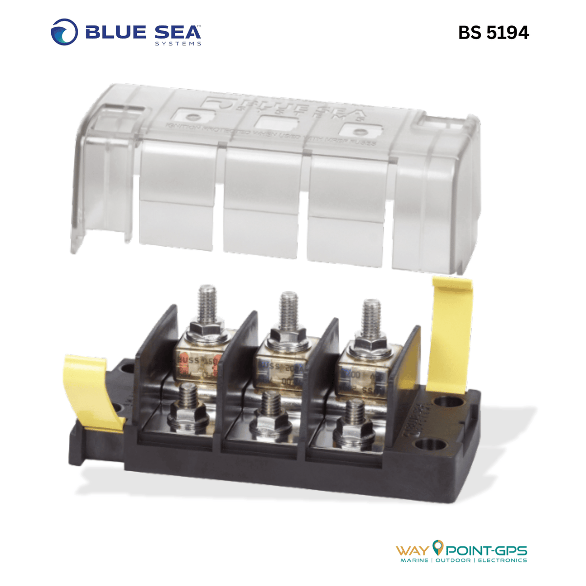 Blue Sea Systems BS5194 Fuse Block MRBF 3 Stromkreise