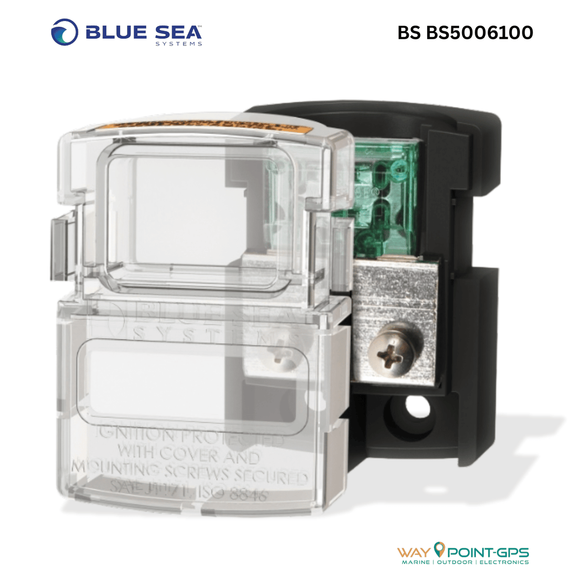 Blue Sea Systems BS5006100 Fuse Block Maxi IP 30-80A