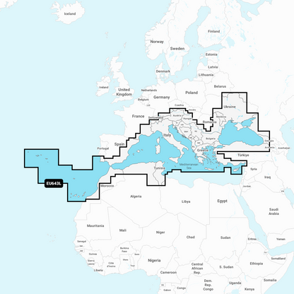 Navionics+ NAEU643L Mittelmeer & Schwarzes Meer