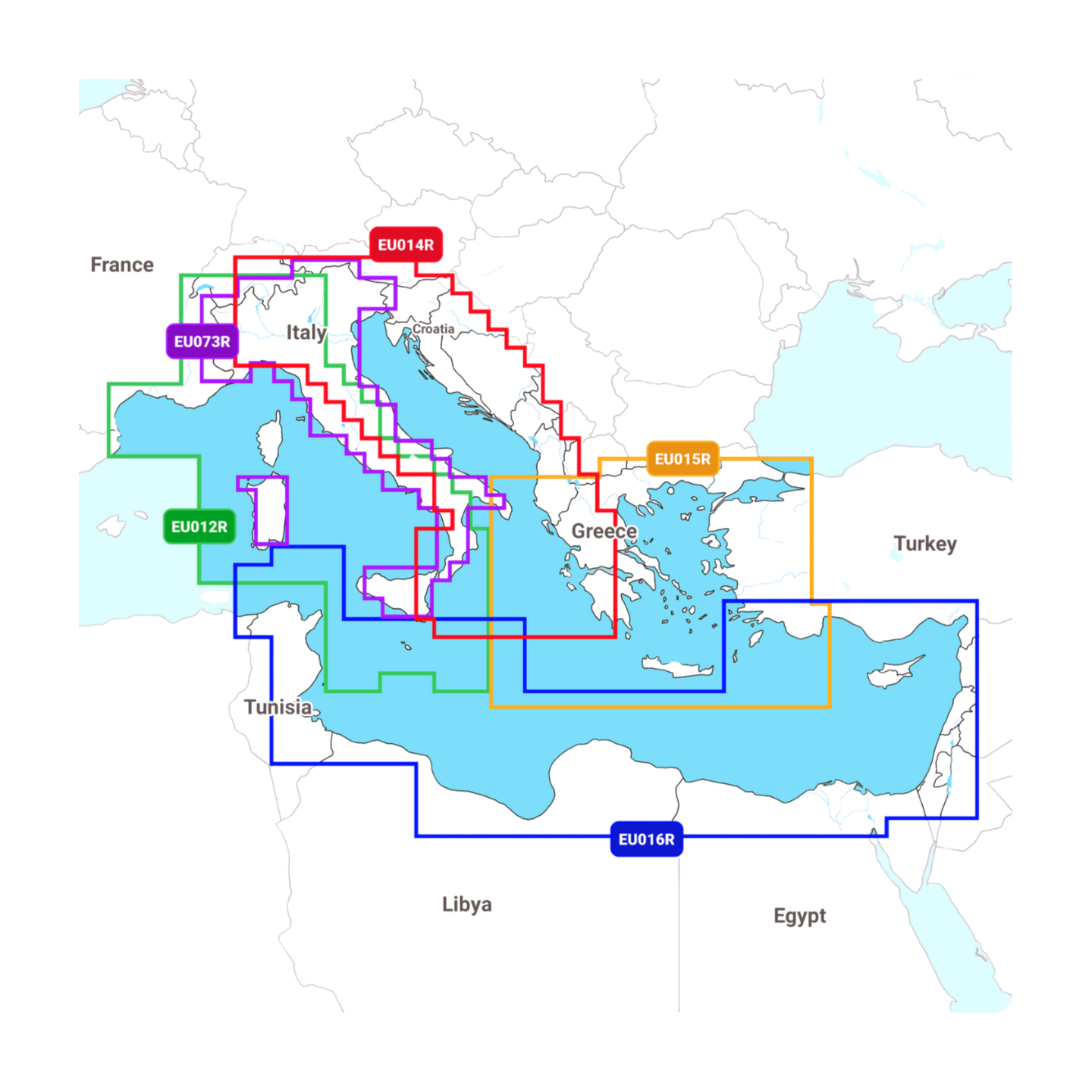 NAVIONICS PLATINUM+ Italien Seen & Flüsse, NPEU073R