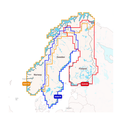 NAVIONICS PLATINUM+ Norwegen Seen & Flüsse, NPEU071R