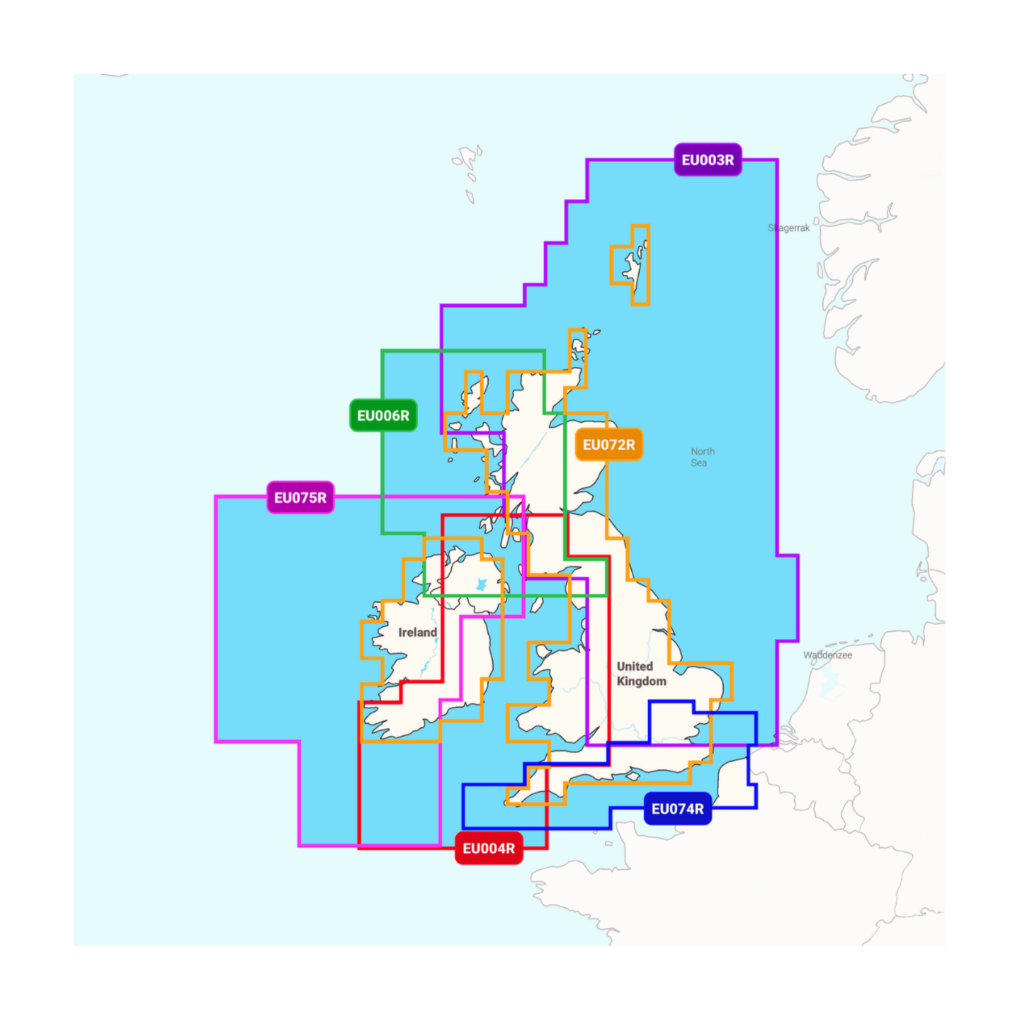 NAVIONICS PLATINUM+ Ärmelkanal, NPEU074R