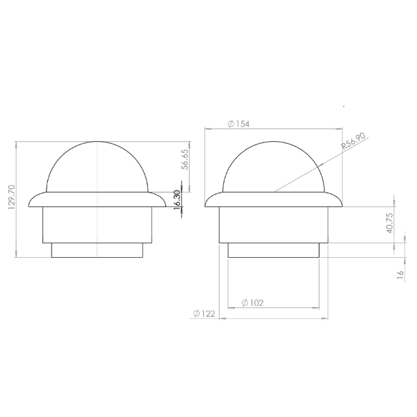 X106 Mini-PTZ-Dome-IP-Kamera (Schwenkbar)