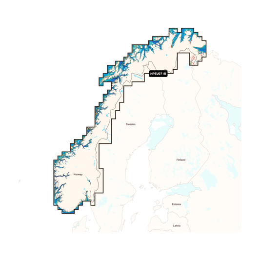 NAVIONICS PLATINUM+ Norwegen Seen & Flüsse, NPEU071R