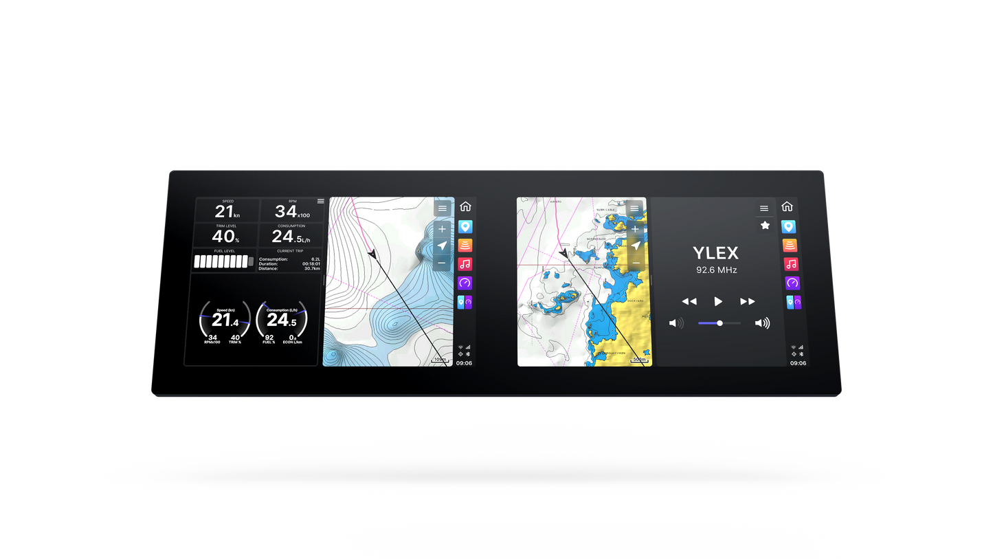 Q2 Dual 10” Doppeldisplay