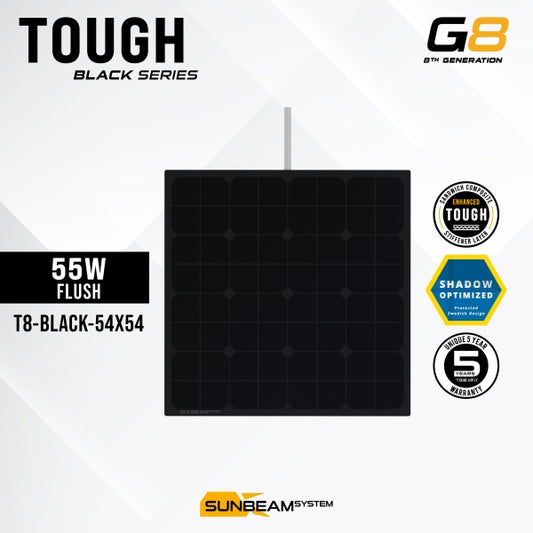 TOUGH G8 black begehbares Solarmodul 55-114 W