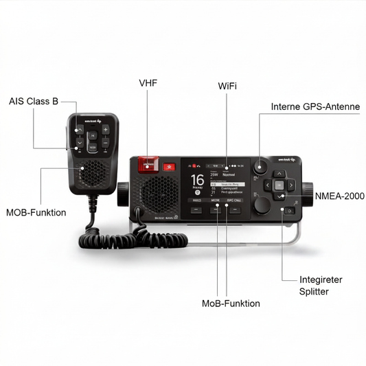 em-trak X100 VHF | DSC | AIS inkl. WiFi und MOB